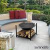 Serenelife Wood Burning Fire Pit SLCARFP54